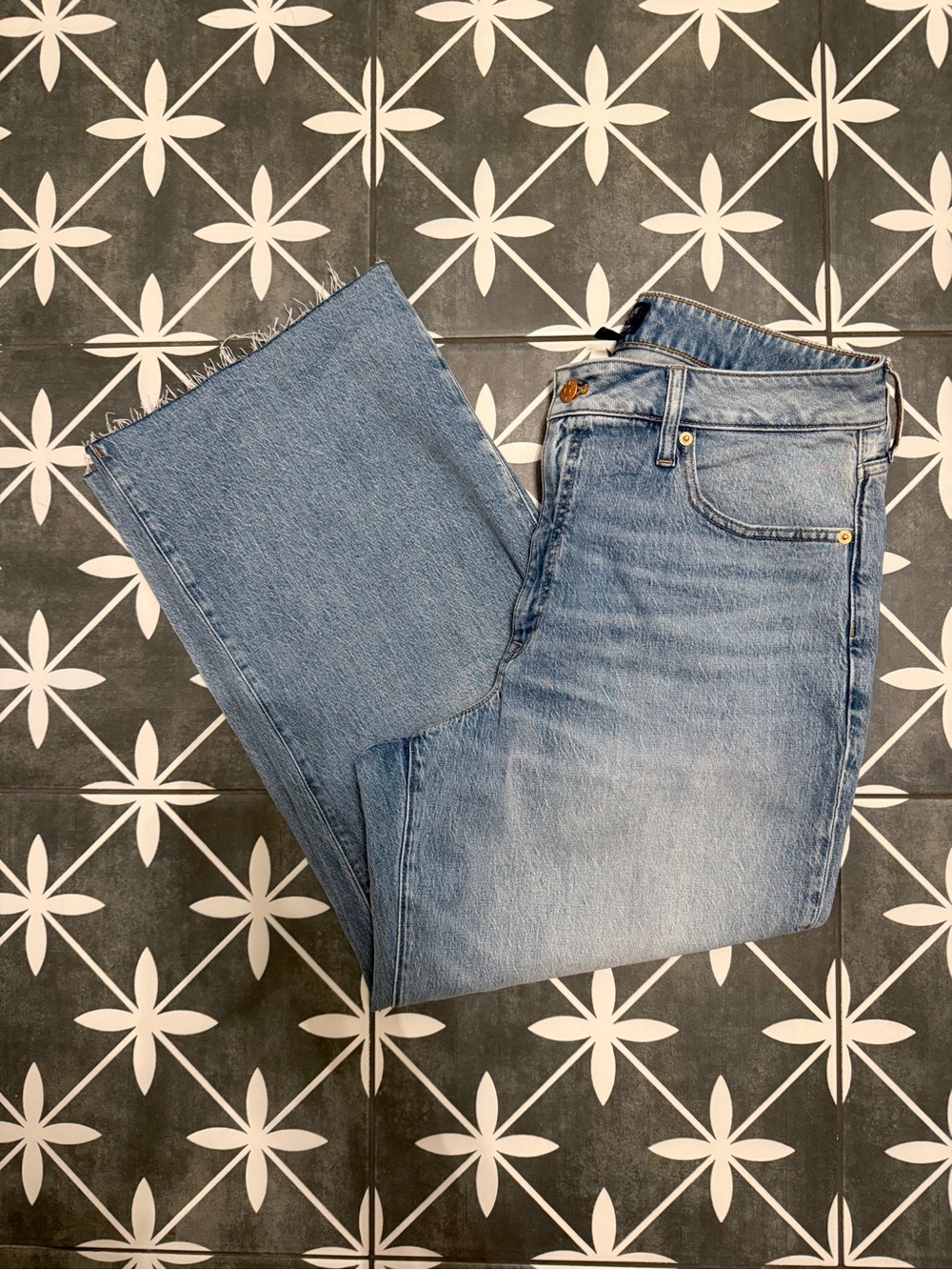 J. Crew Light Blue Straight-Leg Women's Jeans